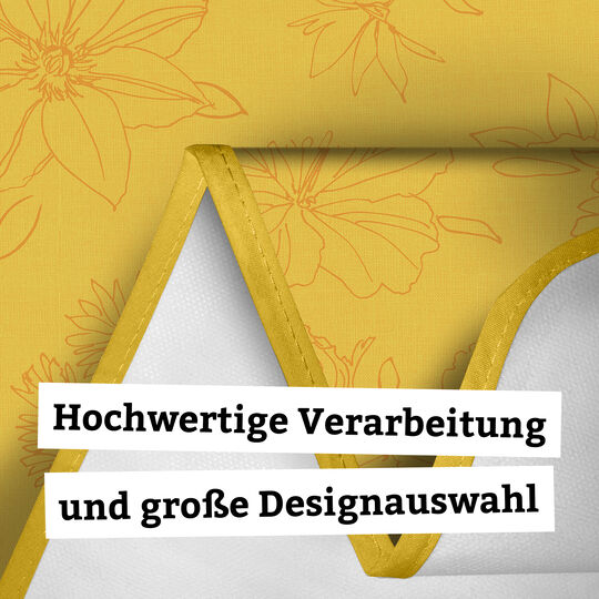 Tischdecke Manhattan Palmas gelb image number null